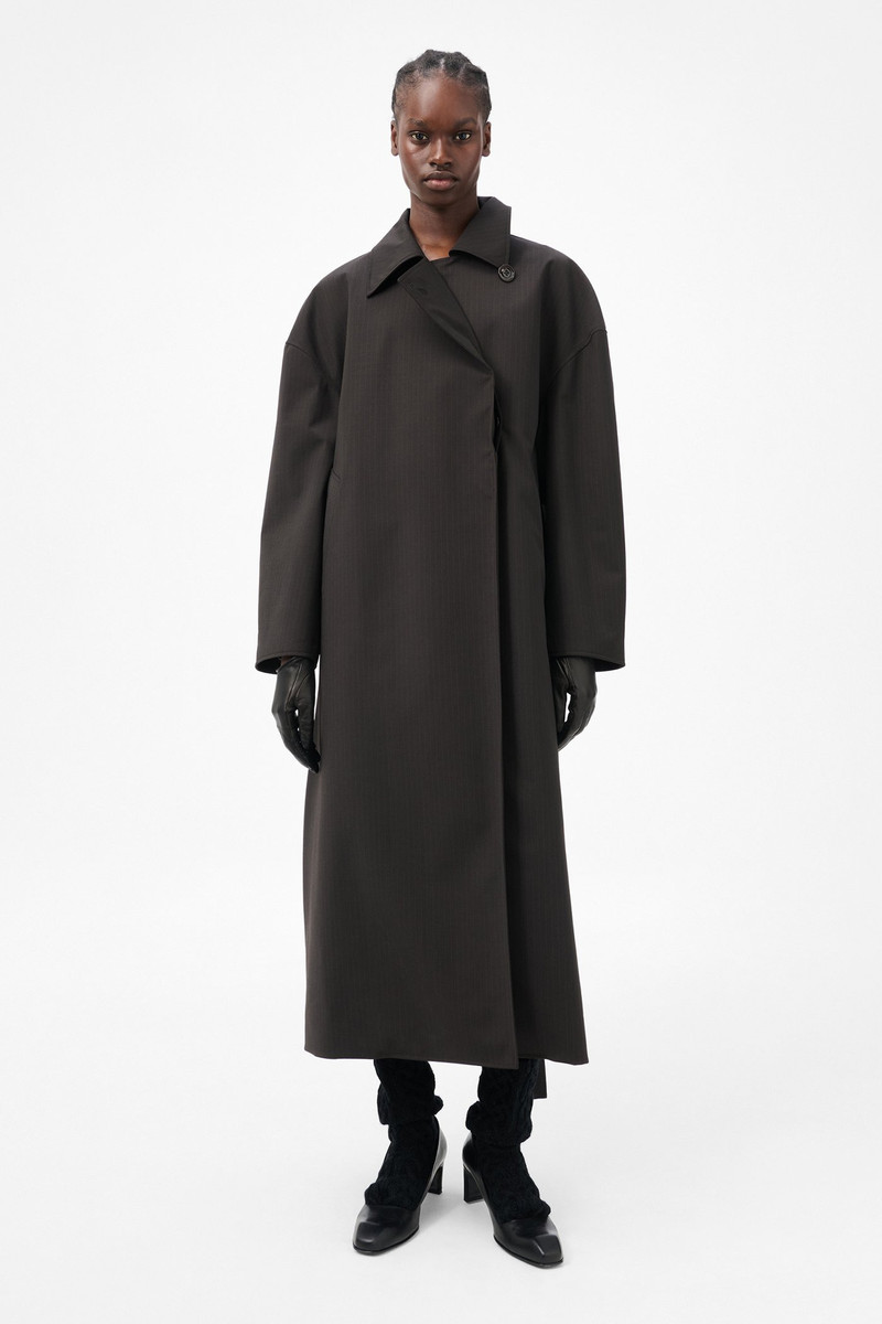 Our Legacy Court Coat Churchill Stripe Membrane Wool 6
