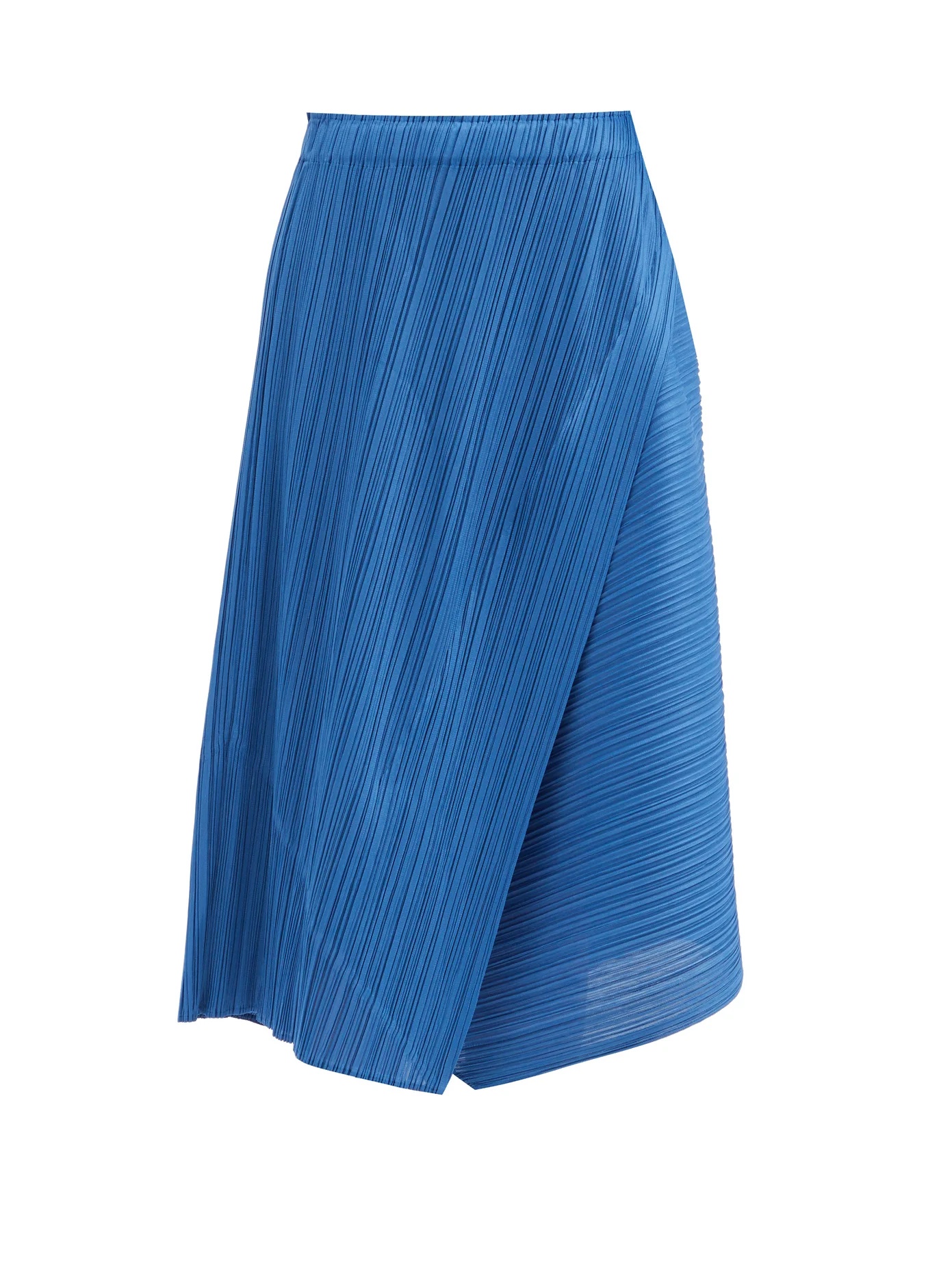 Technical-pleated panelled skirt - 1