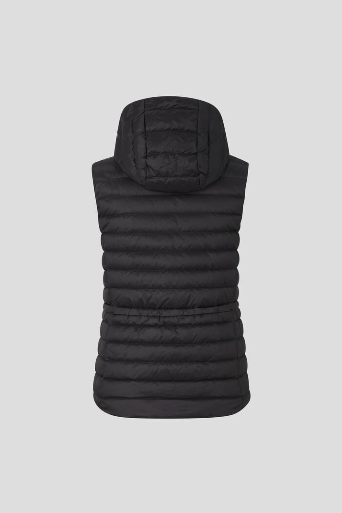 Cleo Lightweight down waistcoat in Black - 8