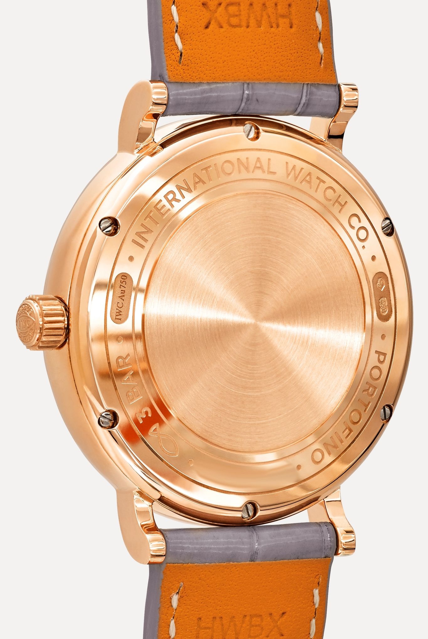 Portofino Automatic 37mm 18-karat red gold, alligator and diamond watch - 4