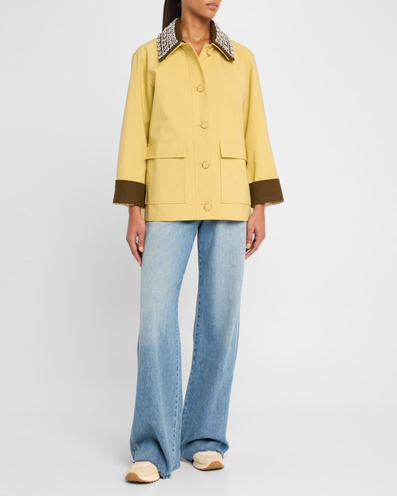 VERONICA BEARD Kasey Mid-Rise Wide-Leg 청바지 outlook