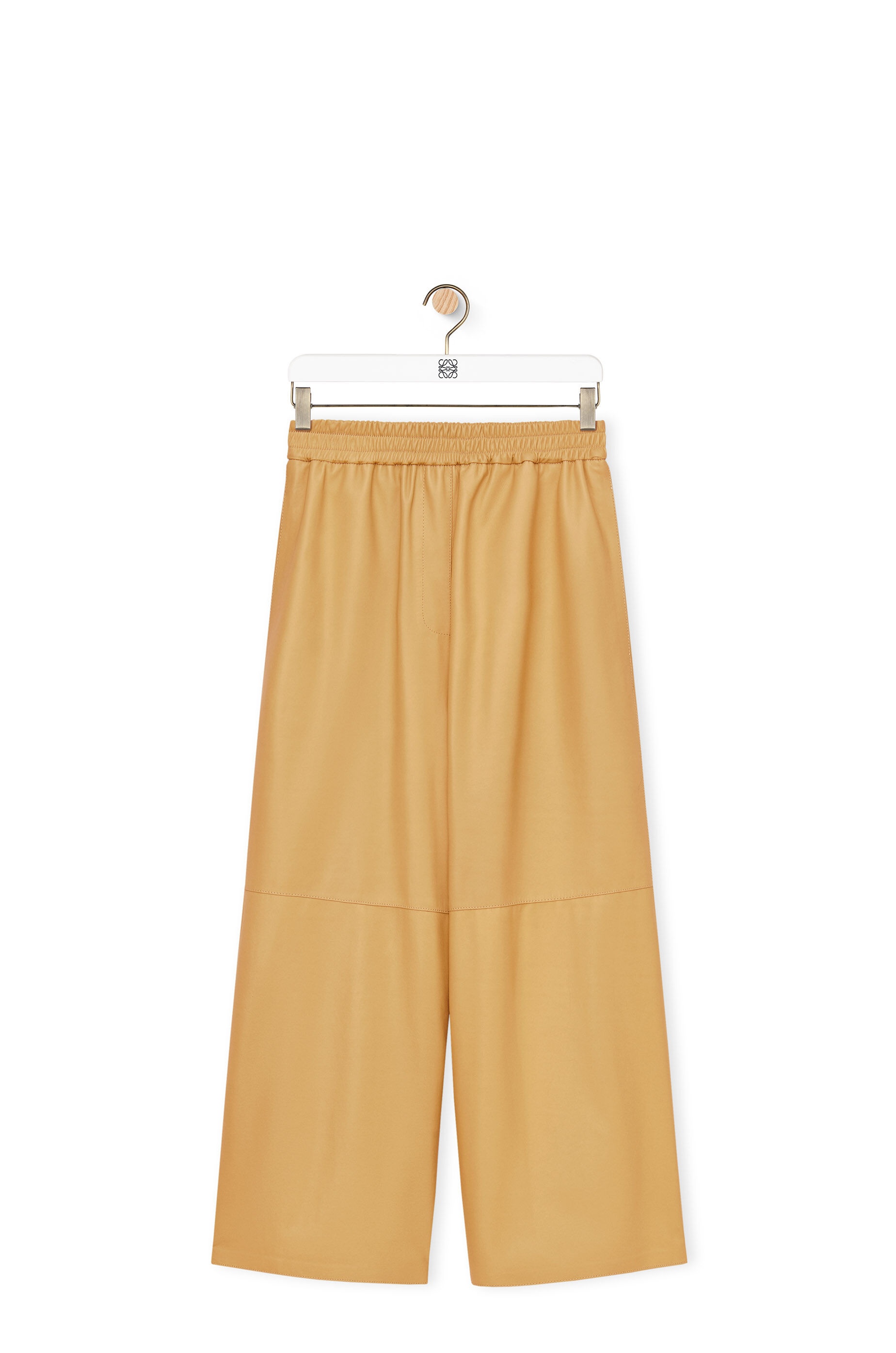 Cropped trousers in nappa - 1