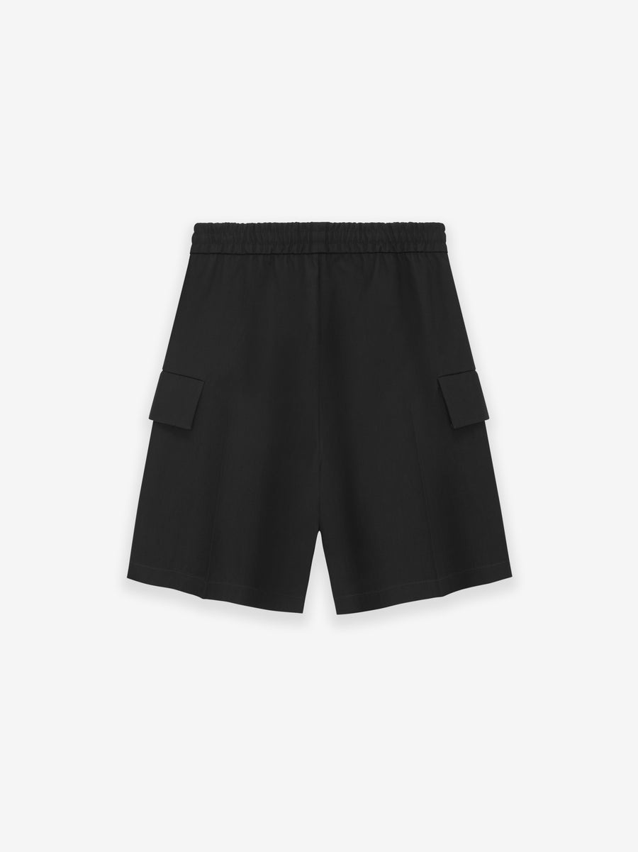 Weighted Twill Cargo Shorts - 2