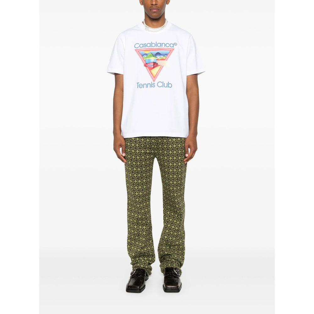 Casablanca White T-Shirts & Vests - T-Shirts Men - 4