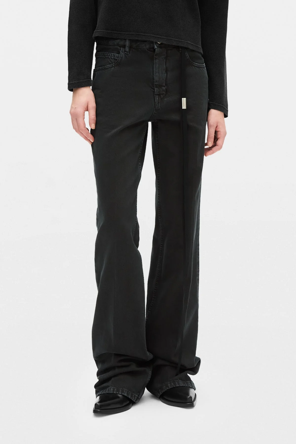 Vive 5-Pockets Straight Leg Trousers - 1
