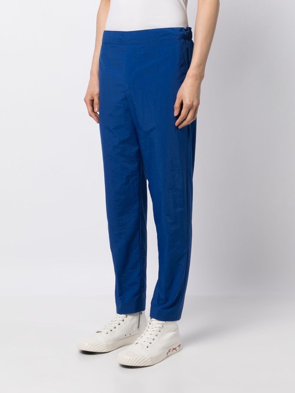 straight-leg cotton trousers - 3