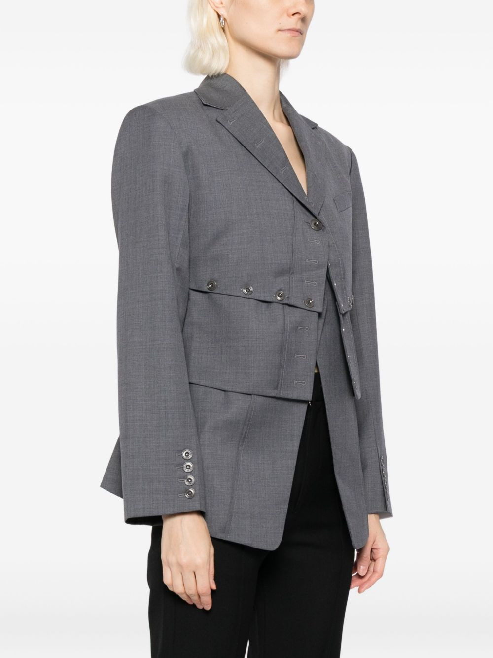 layered broken jacket - 3
