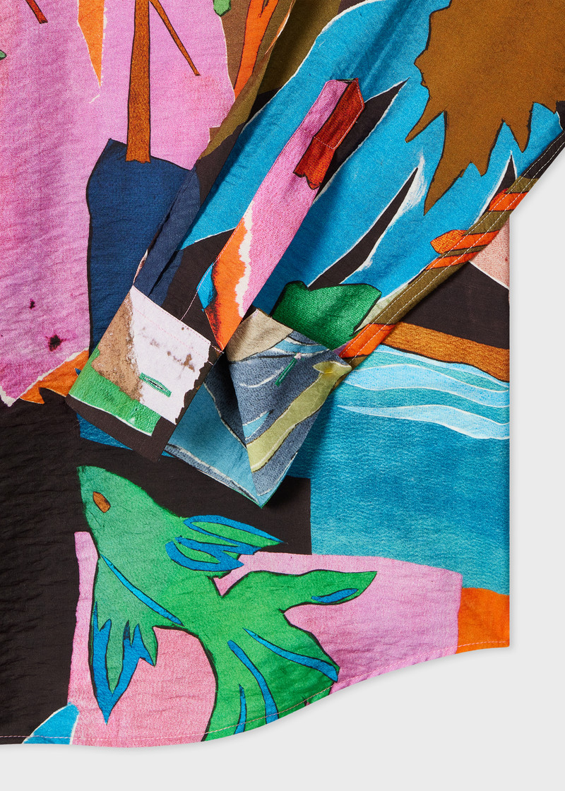 Paul Smith 'River Collage' Viscose-Blend Shirt outlook