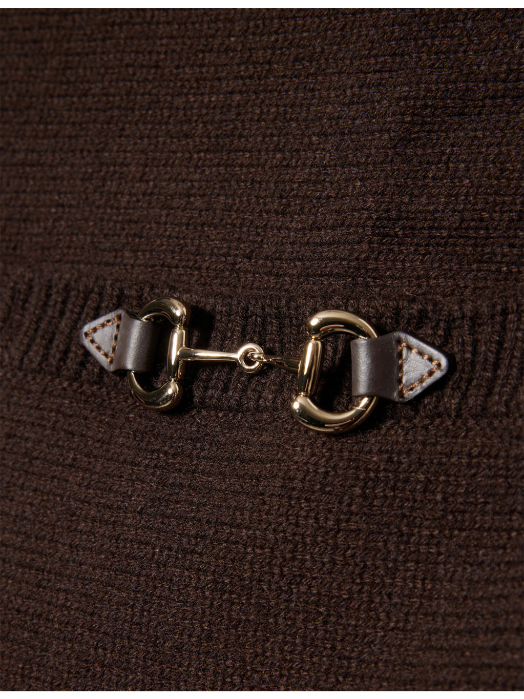 Horsebit Trim Wool-Blend Knitted Jumper - 6