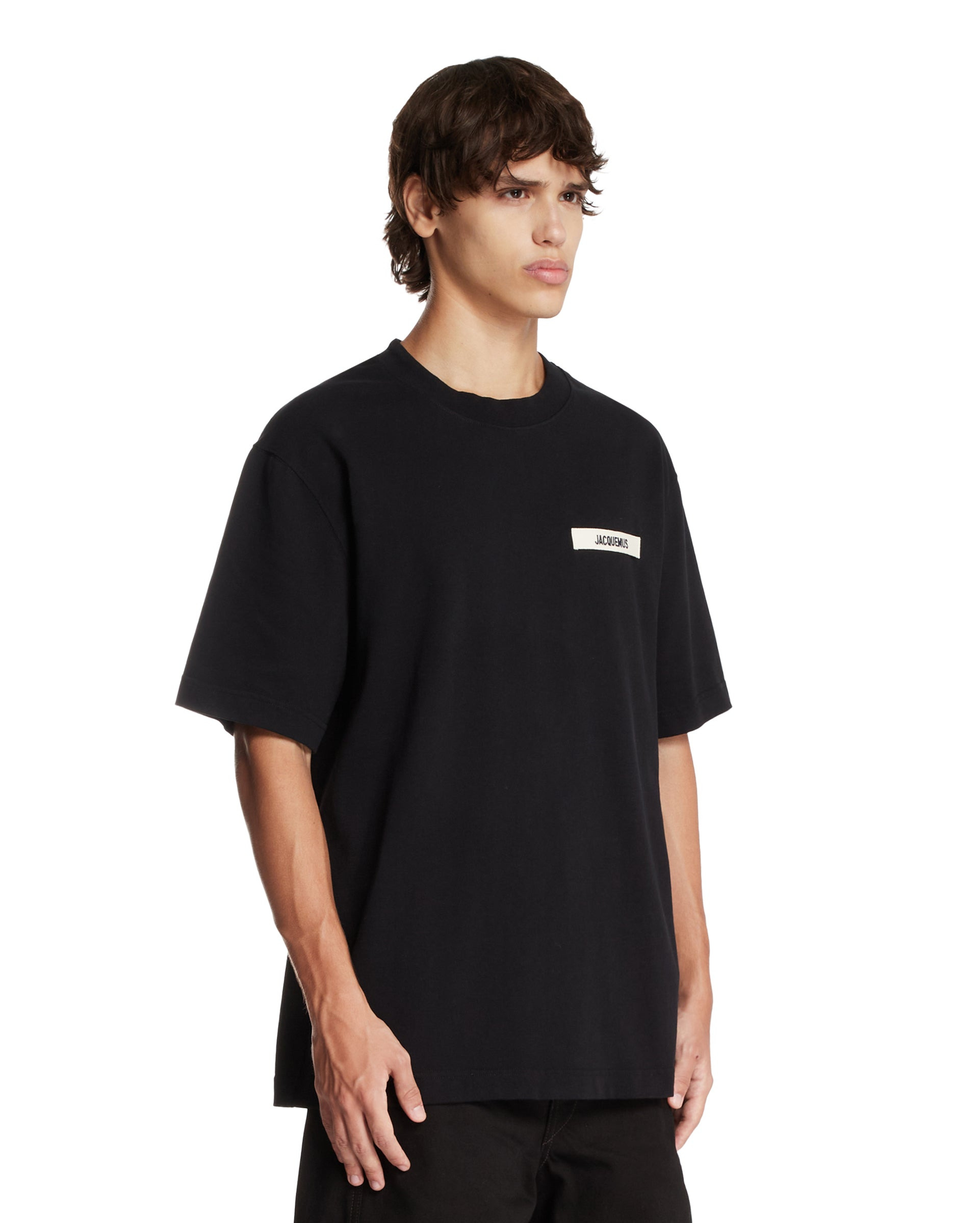 Black Le T-Shirt Gros Grain - 4