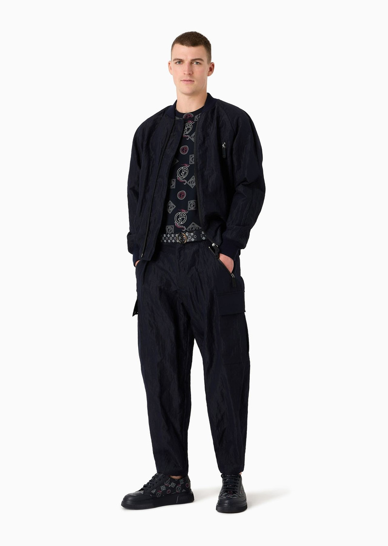 GIORGIO ARMANI Cotton jersey crew-neck T-shirt outlook