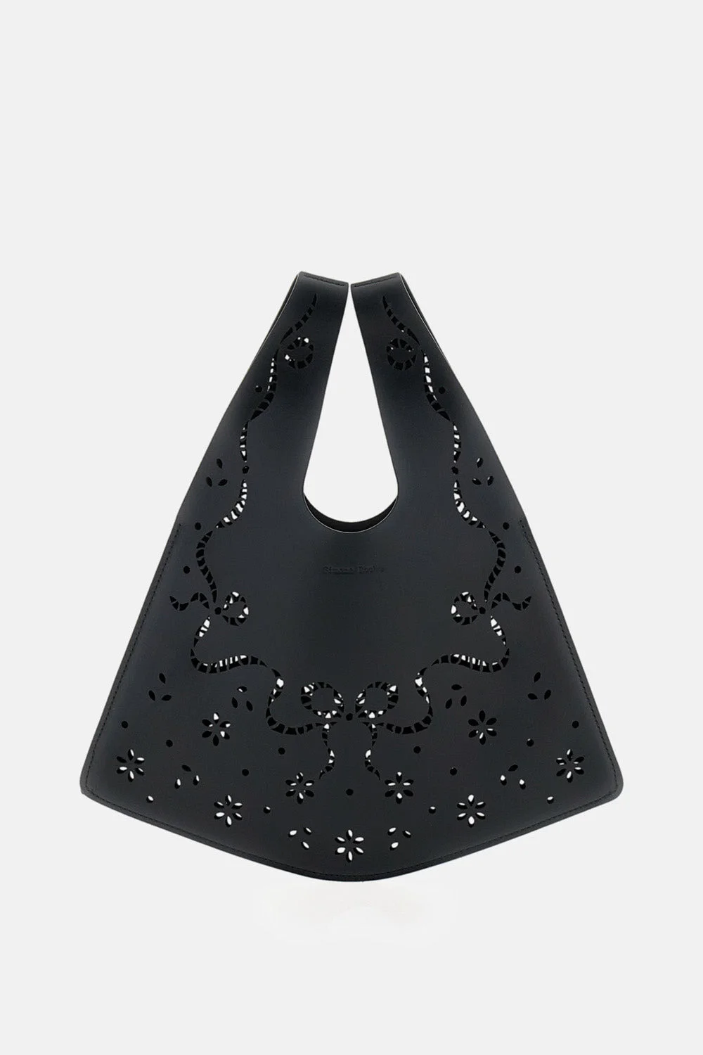 BORSA SHOPPER MINI IN PELLE TRAFORATA A LASER - 1