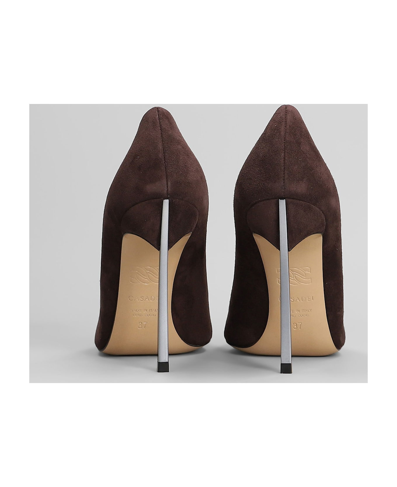 Blade Pumps In Viola Suede - 4