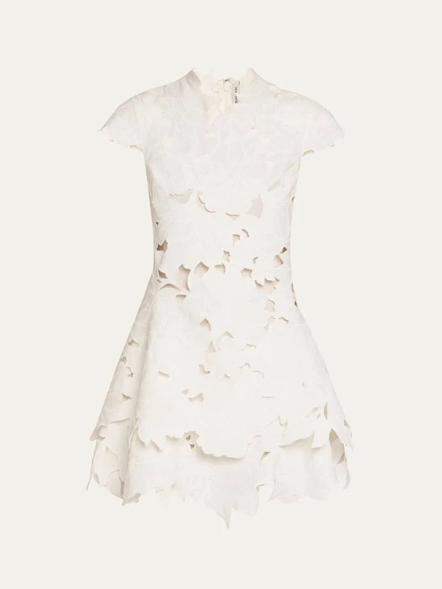 Holloway Embroidered Mini Dress - 1