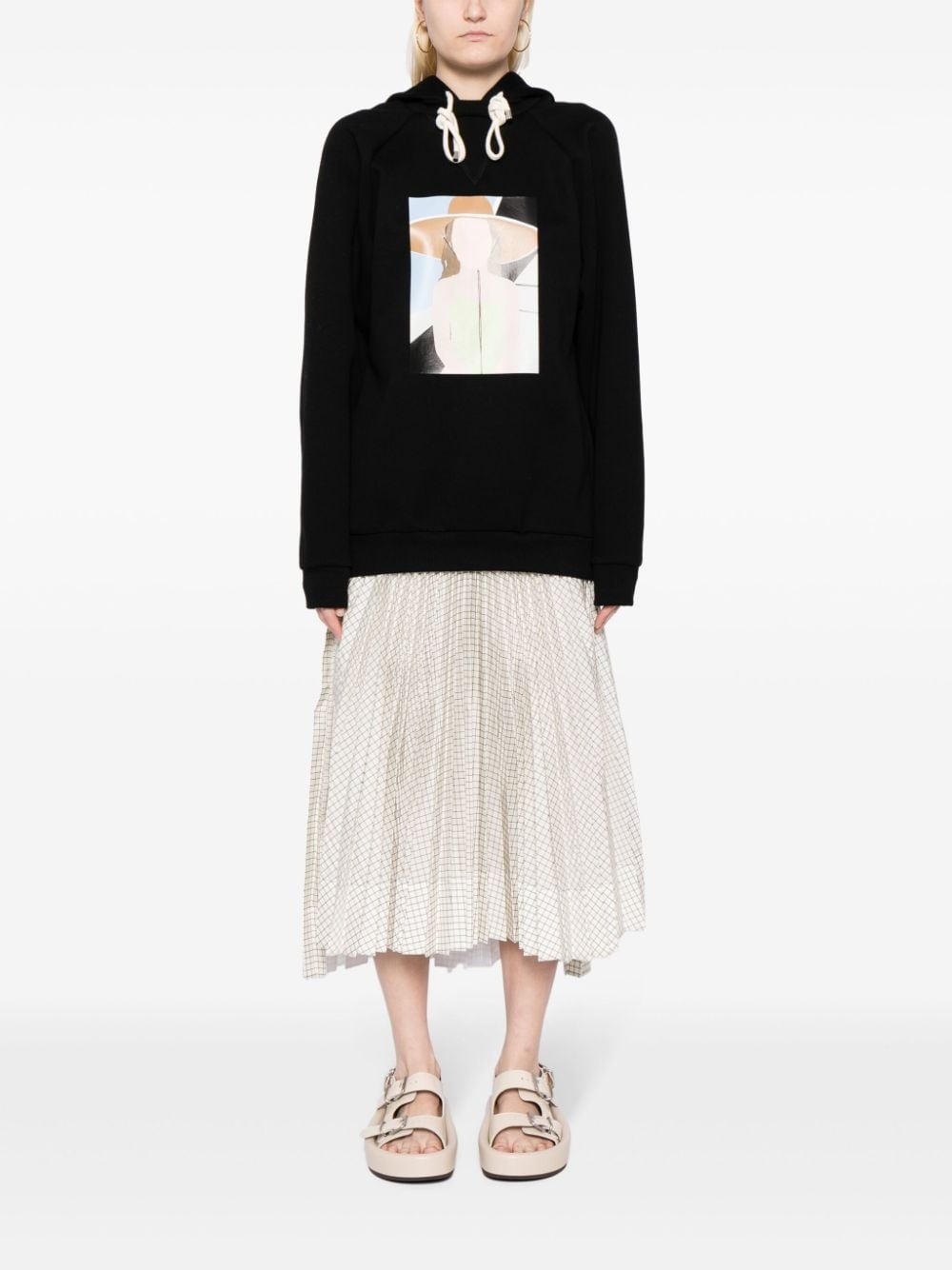 graphic-print hoodie - 2