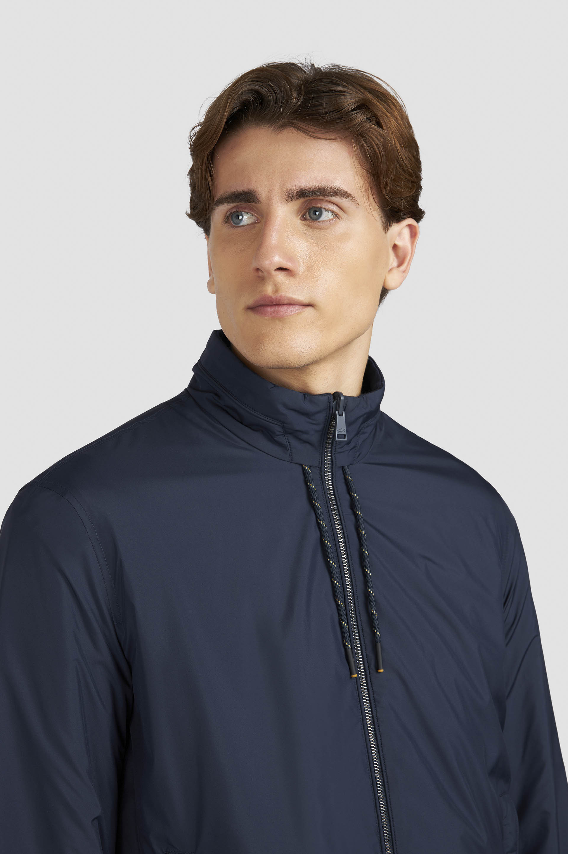 REVERSIBLE BLOUSON IN WOOL, SILK, AND MICROFIBER - 4