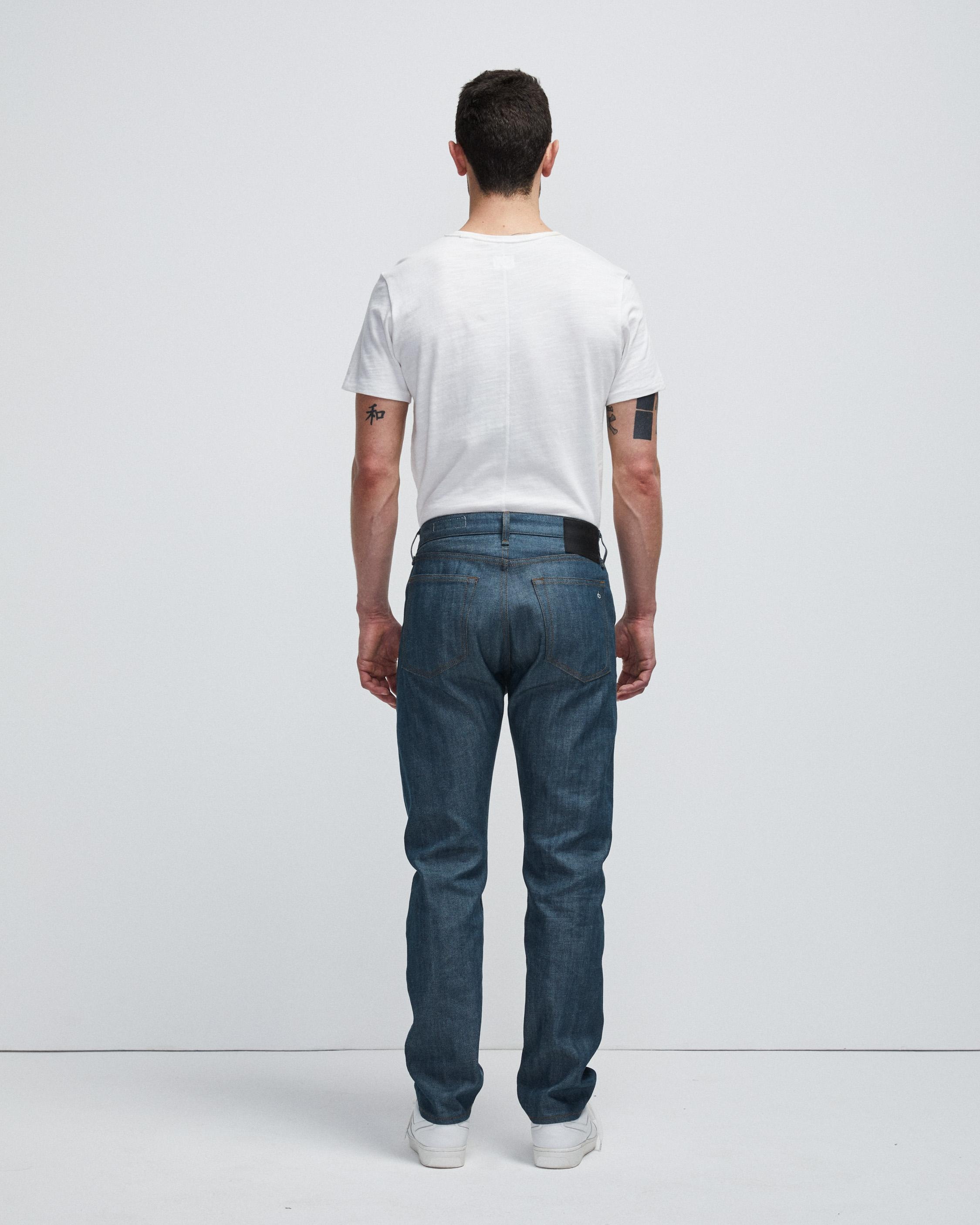 Fit 4 - Raw
Straight Fit Mid Indigo Rigid Jean - 4