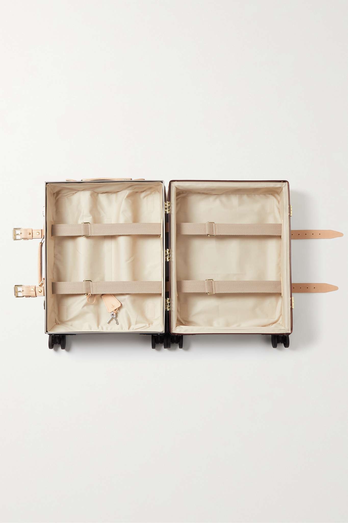 Safari Carry-On leather-trimmed suitcase - 6