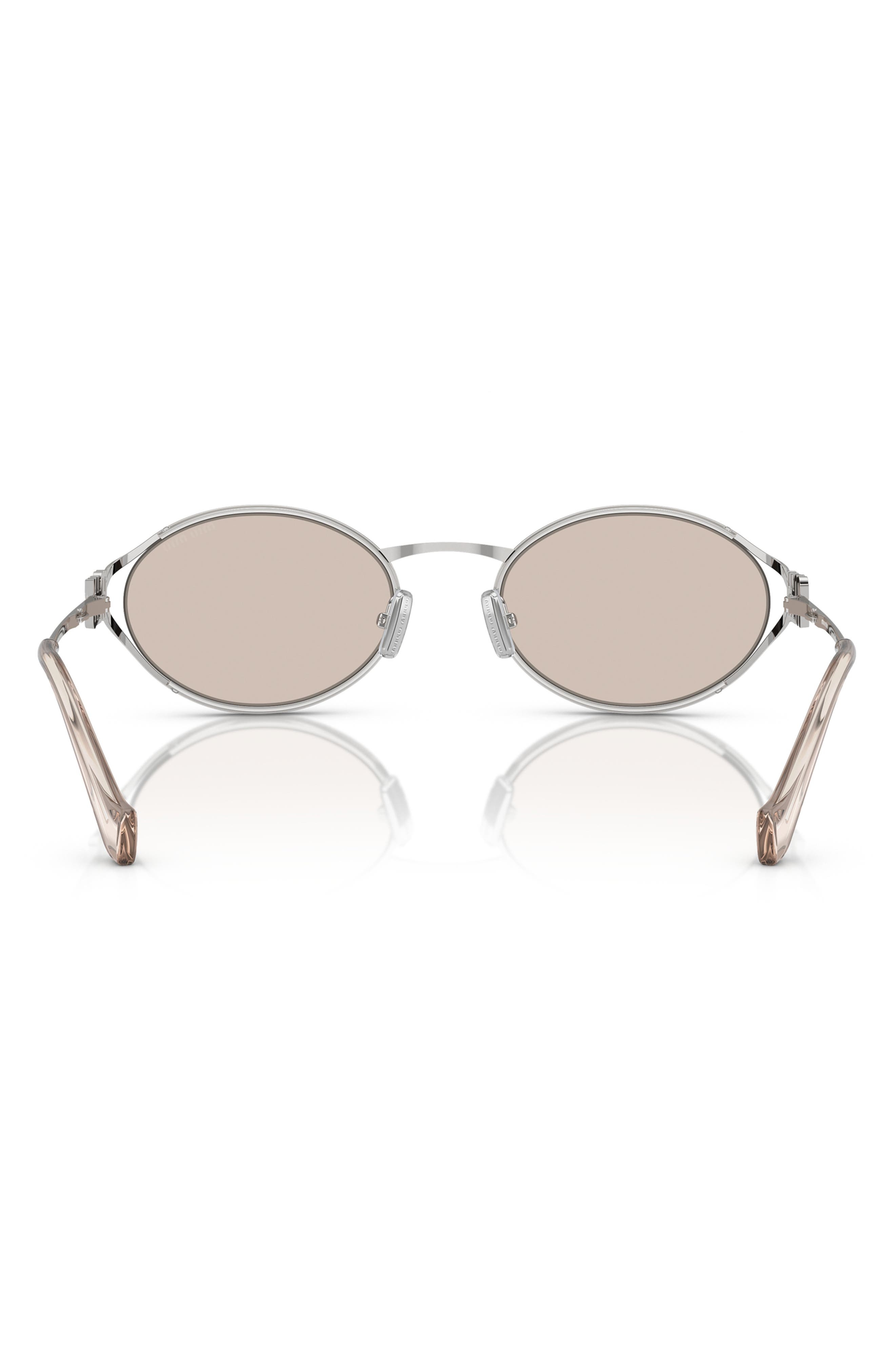 54mm Oval Sunglasses - 4