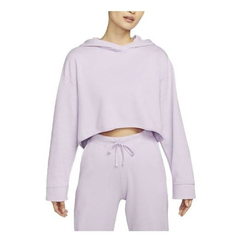 (WMNS) 나이키 요가 Luxe Hoodie 분홍색/Purple DM6982-530 - 1