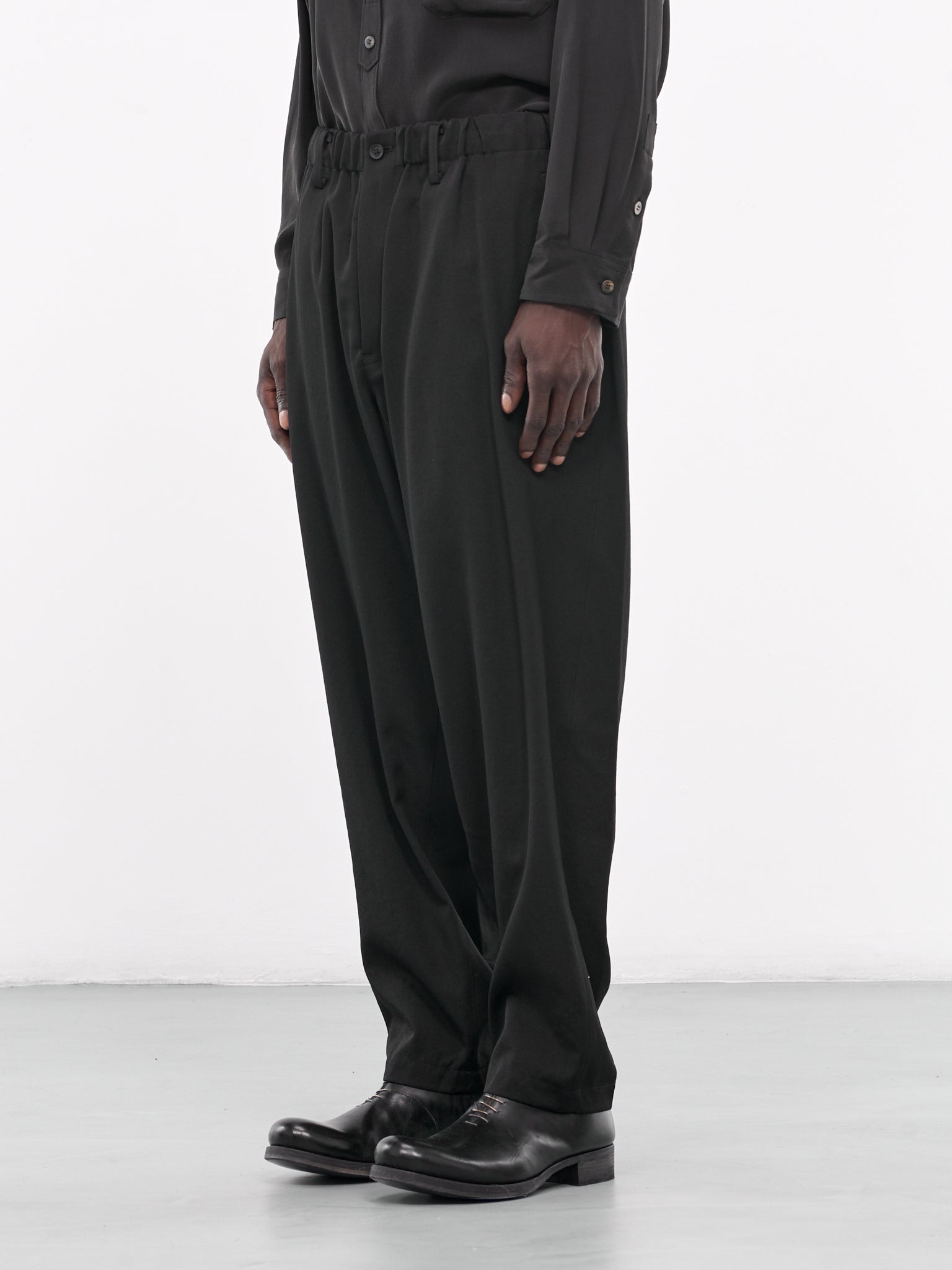 Gabardine U-W Stitch Trousers - 2