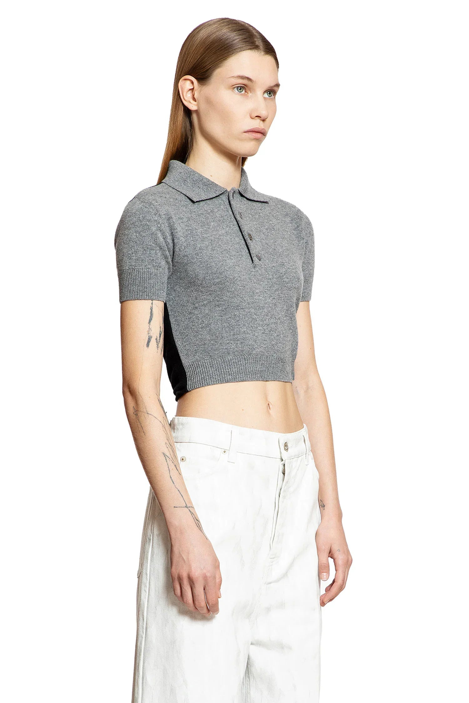 Cropped-Polo-Sweater - 2