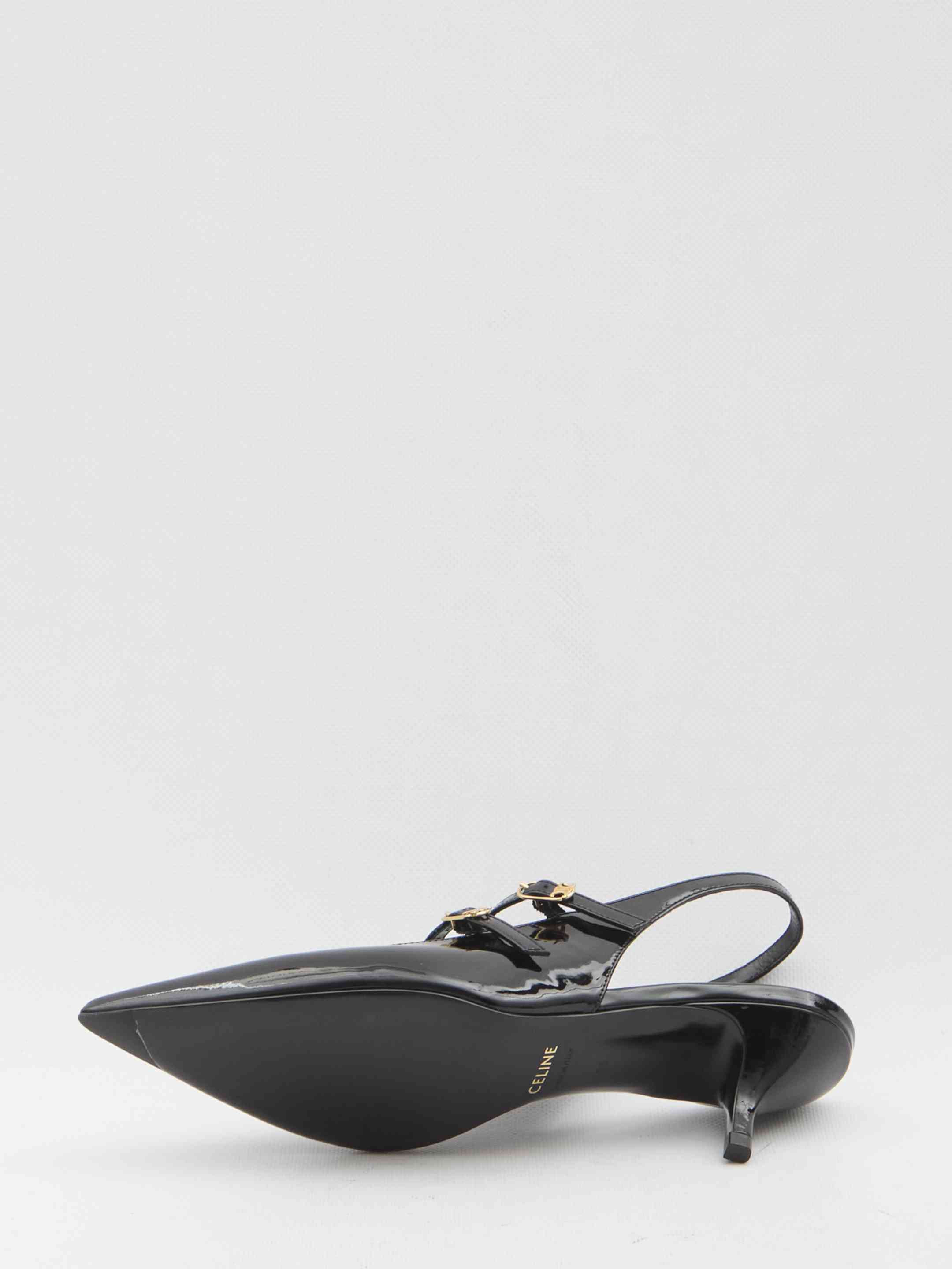 Celine Women Mary Jane Slingback Pumps - 4