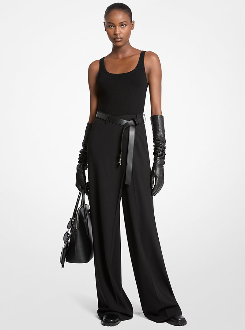 MICHAEL KORS COLLECTION Leather Opera Gloves outlook