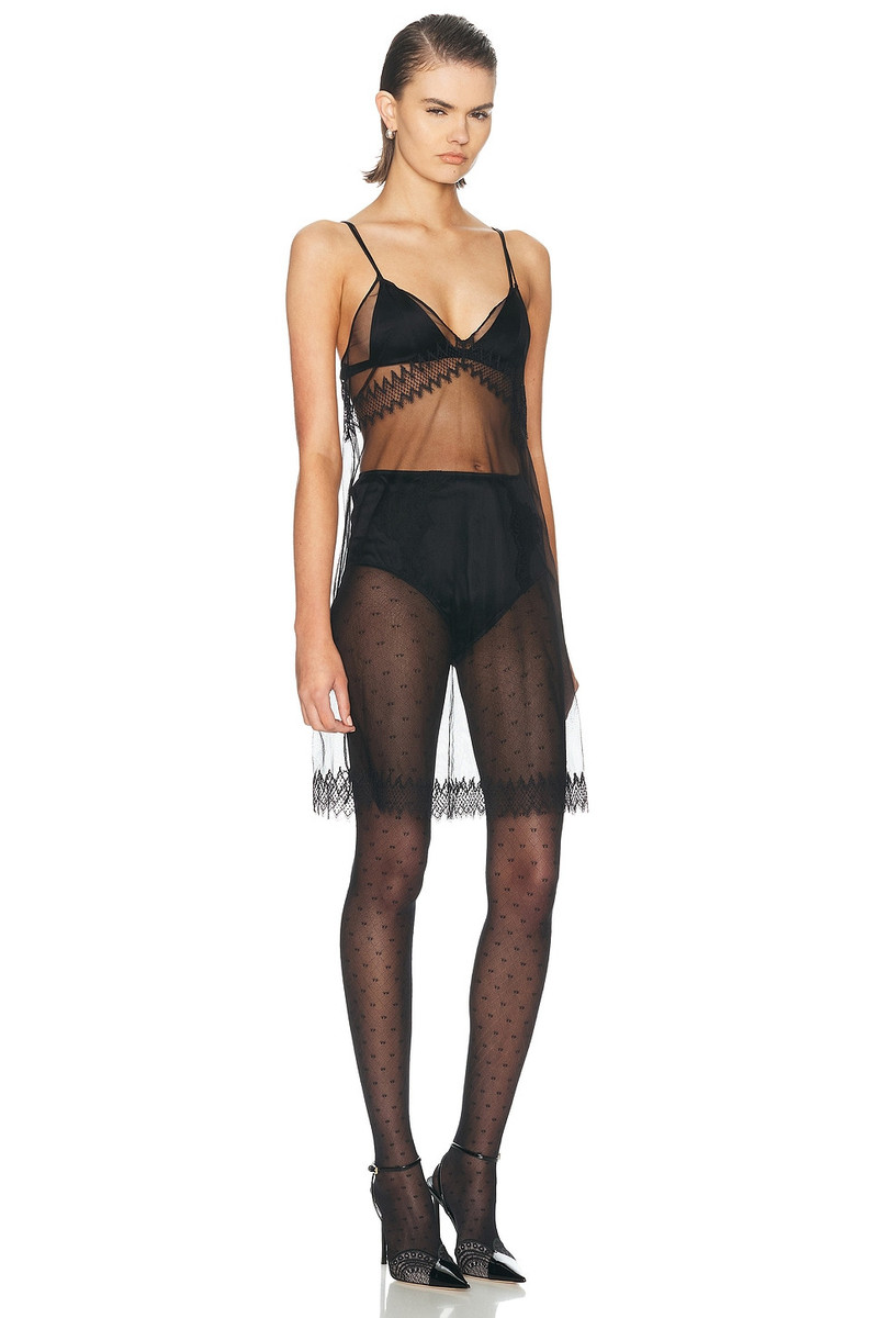 Stretch Tulle Cocktail Slip Dress 2