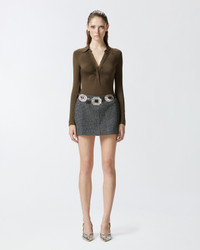PINKO LONG-SLEEVED POLO BODYSUIT IN MODAL JERSEY | REVERSIBLE