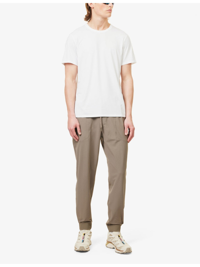 lululemon Fundamental rubberised-logo stretch-woven T-shirt outlook