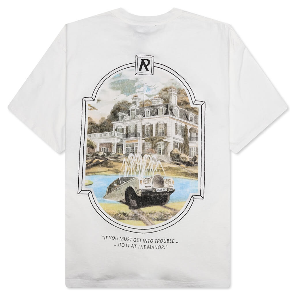 REVERE MANOR T-SHIRT - AGED WHITE - 2