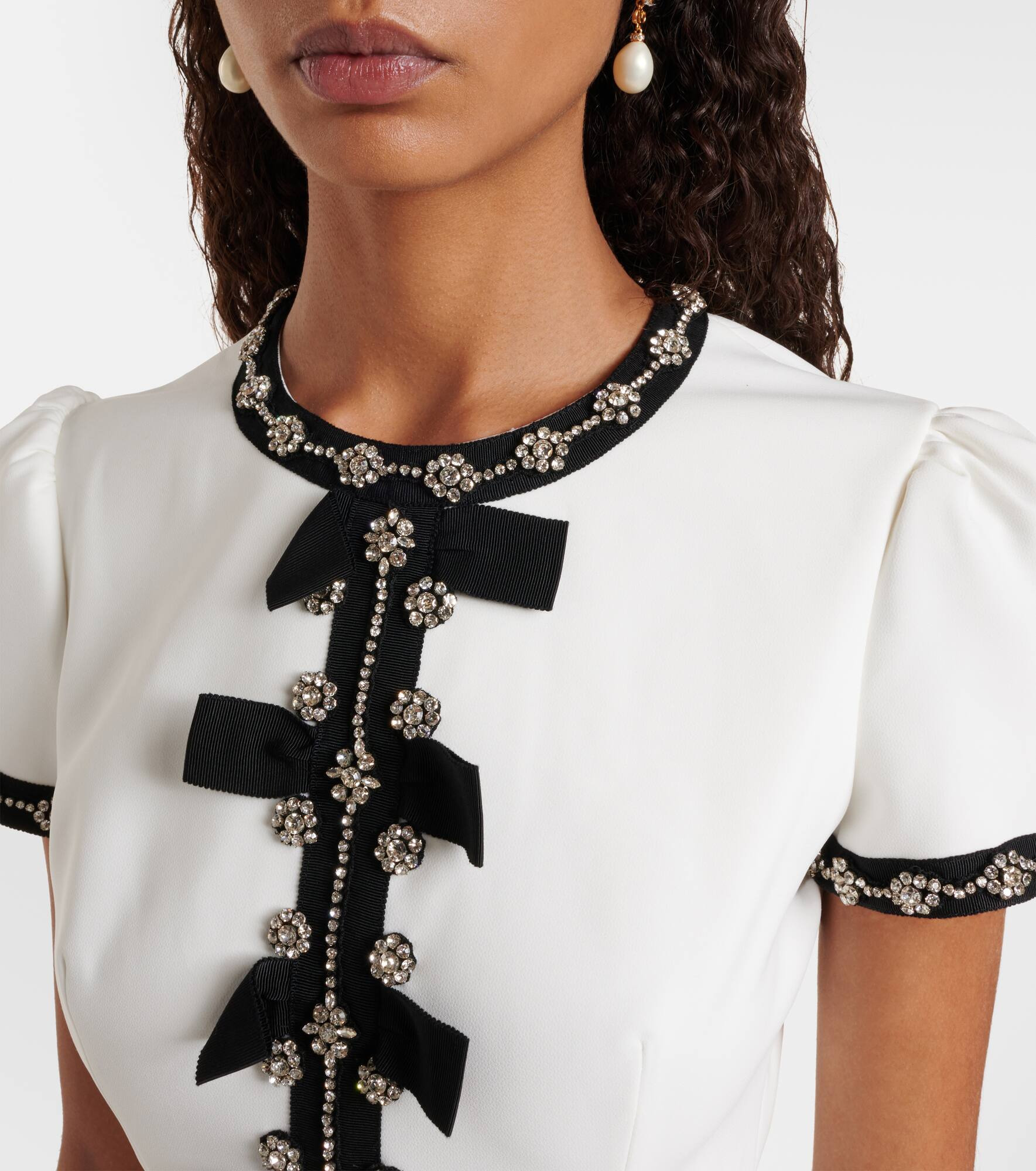 Bisou crystal-embellished midi dress - 4