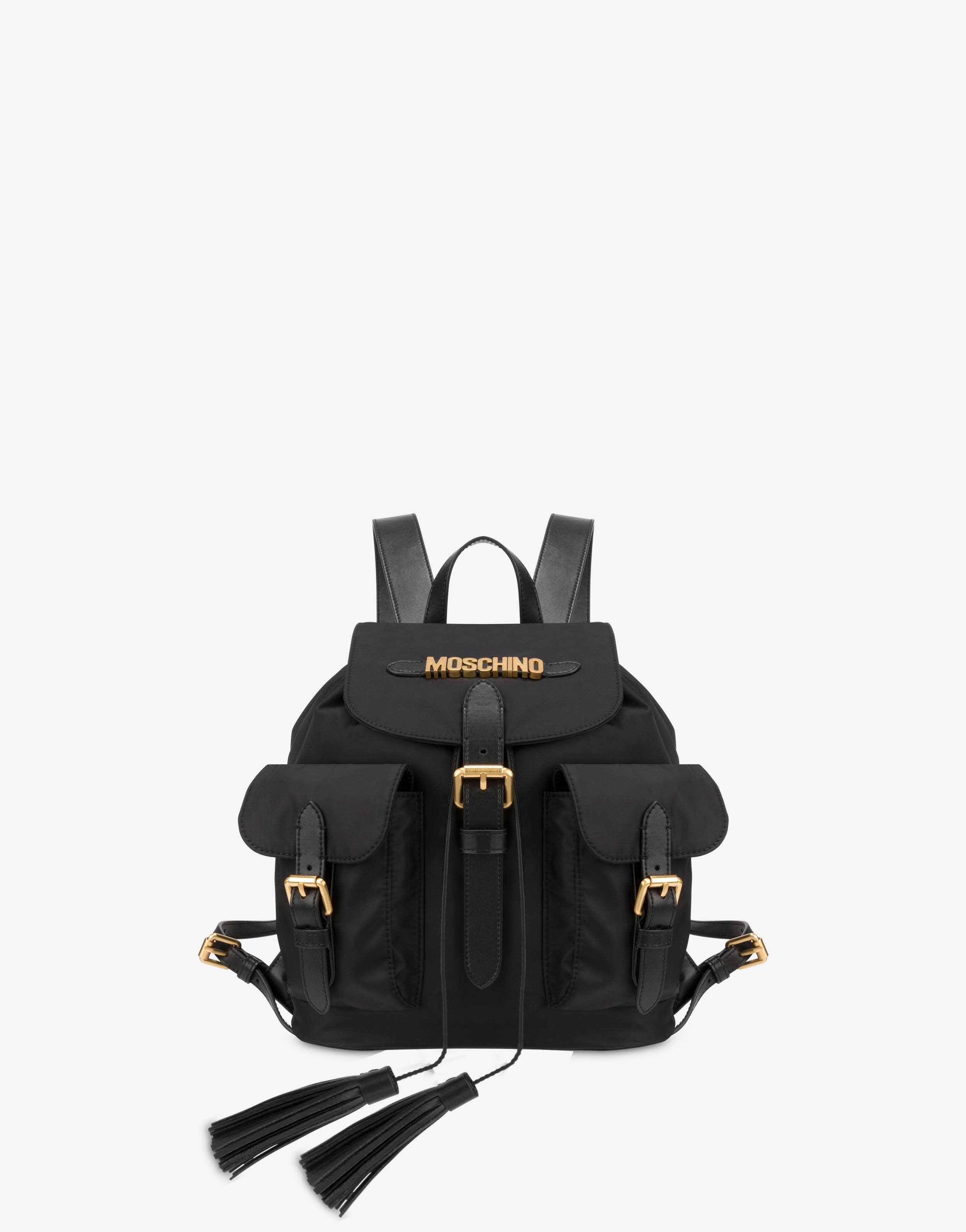 BACKPACK WITH LETTERING LOGO - 1