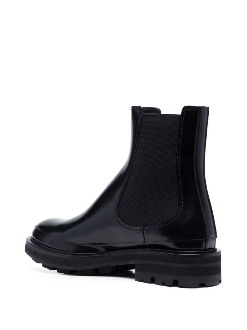 polished-finish ankle boots - 3