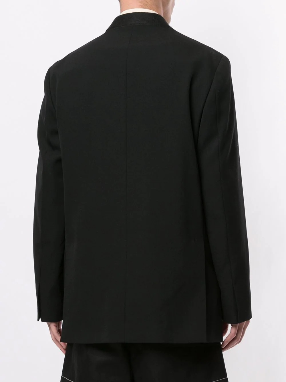 Anton inverted-lapel blazer - 4