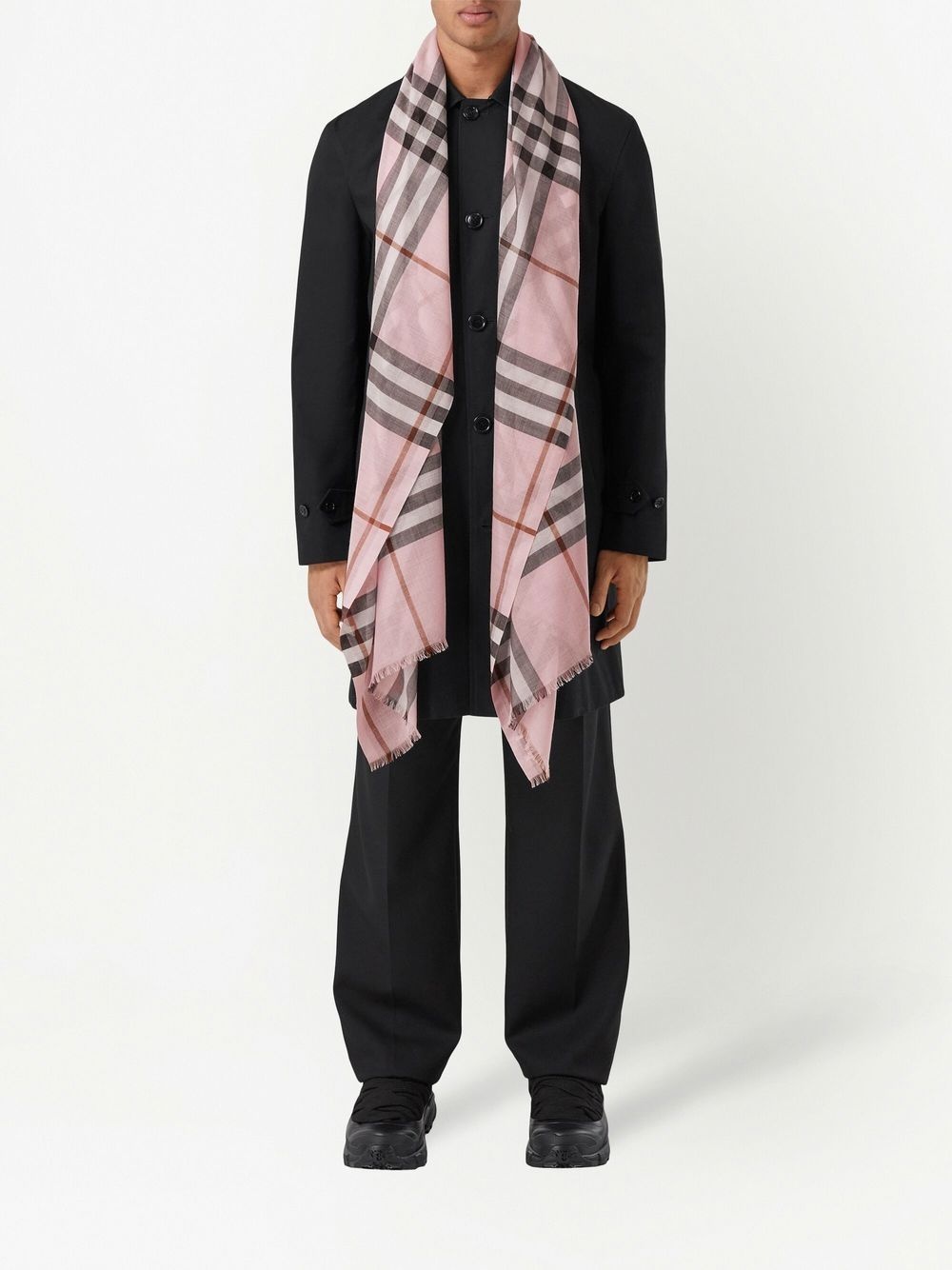 House Check patterned scarf - 2