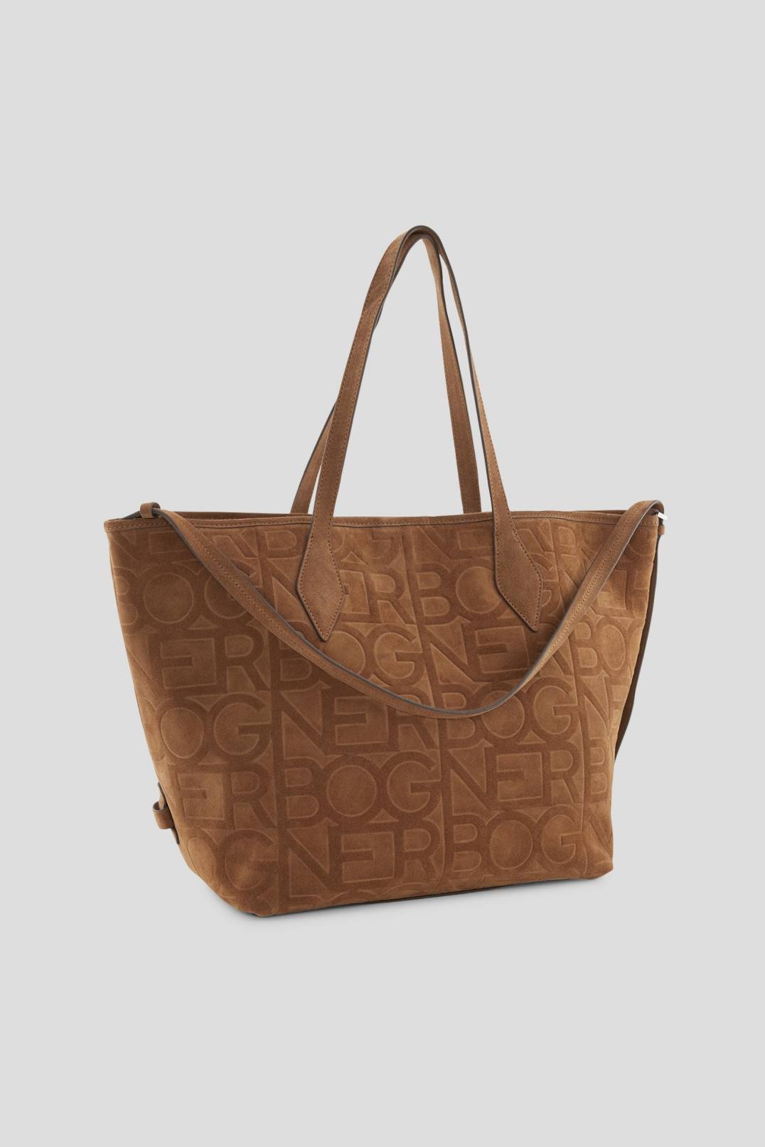TENNA VELLUTO JANE TOTE BAG IN COGNAC 2