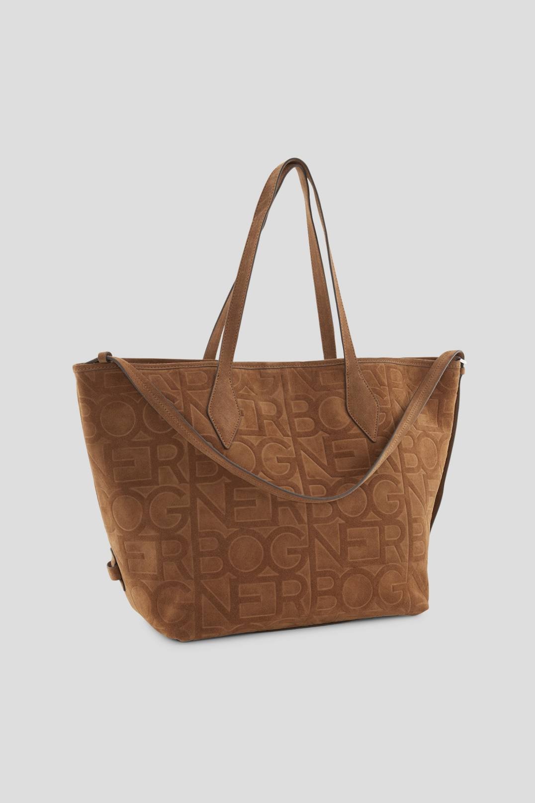 TENNA VELLUTO JANE TOTE BAG IN COGNAC - 2