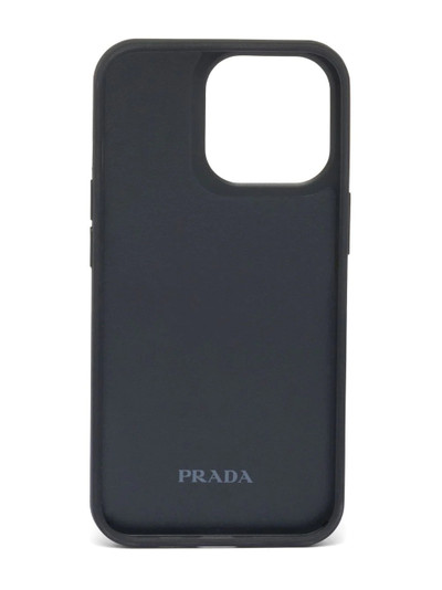 Prada triangle-logo iPhone 13 Pro cover outlook