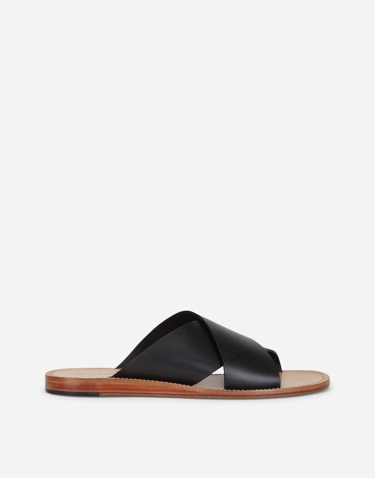 Calfskin pantheon sandals - 1