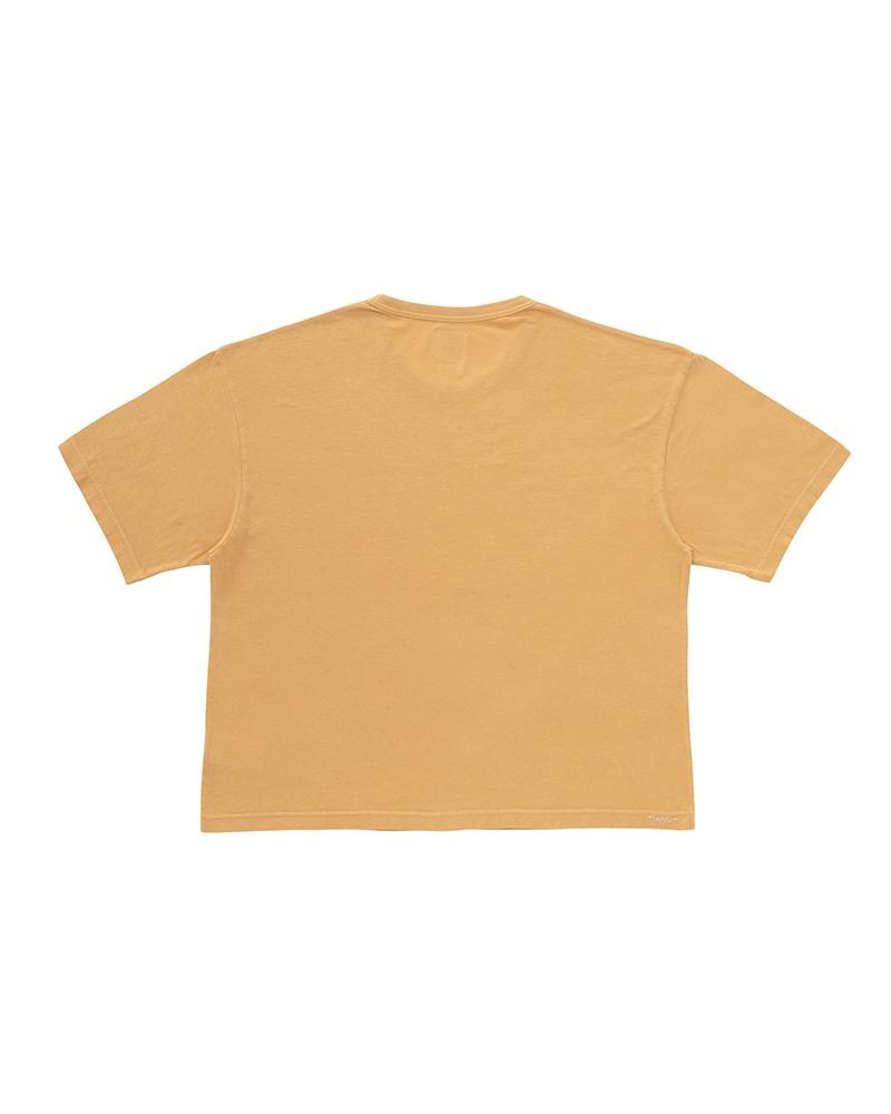 JUMBO TEE S/S DMGD W MUSTARD - 2