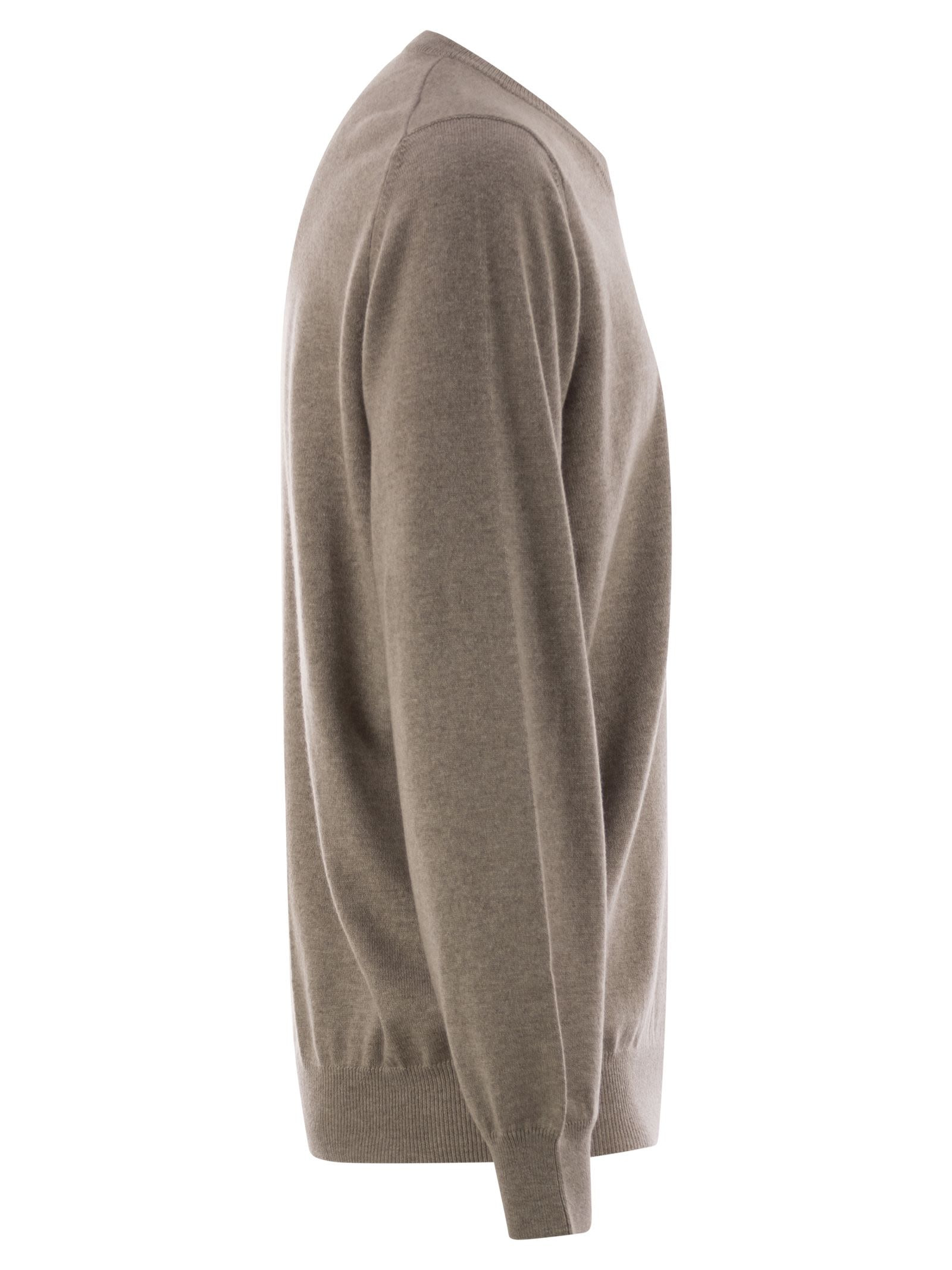 Brunello Cucinelli Men Pure Cashmere Crew-Neck Sweater - 3