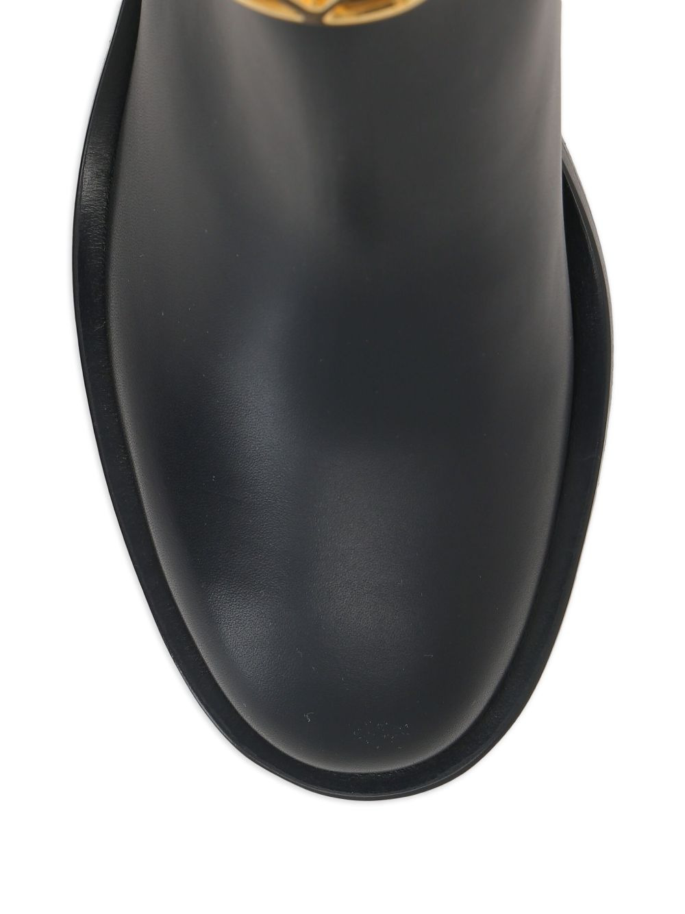 70mm buckle-strap logo boots - 4