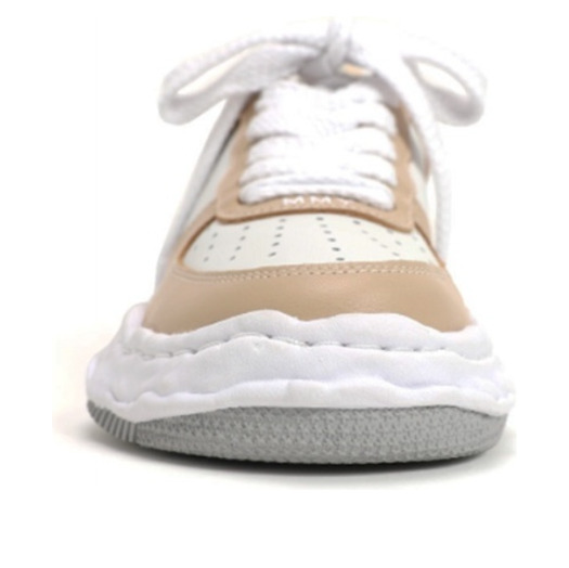 Maison MIHARA YASUHIRO WAYNE OG Sole Leather Low-top Sneaker 'Beige White' A08FW706-BEIGE - 3
