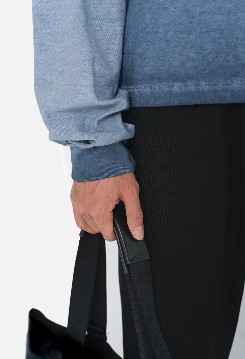 REVERSED CROPPED LS TEE - 7