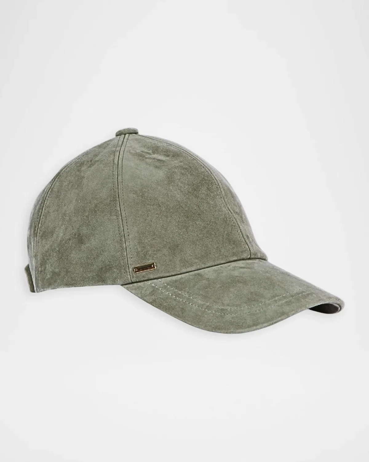Lo Suede Baseball Cap - 1