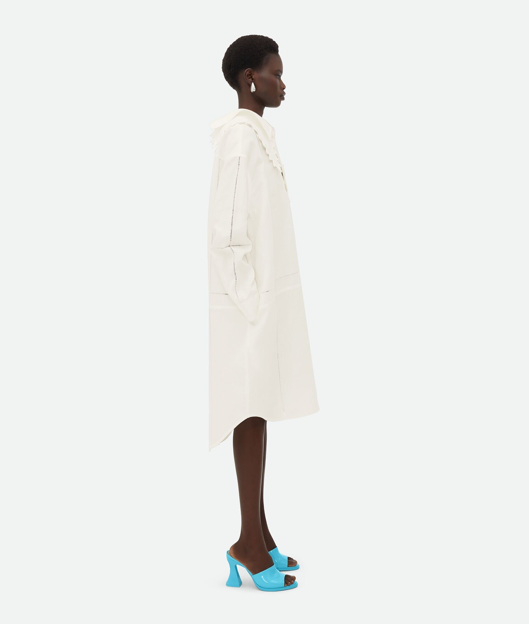 English Embroidery Linen Dress - 2