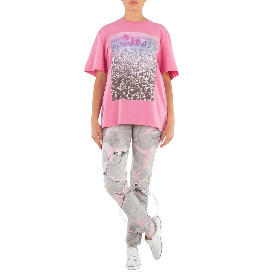 Stella McCartney Lucky Spot Daisy Field Cotton T-Shirt - 6