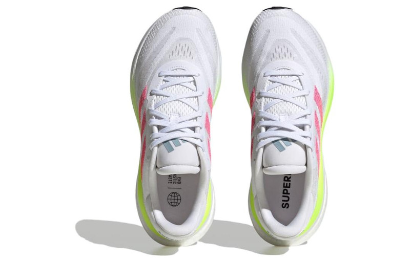 adidas (WMNS) adidas Supernova 3 Running Shoes 'White Lucid Pink Wonder Blue' HQ1805 outlook